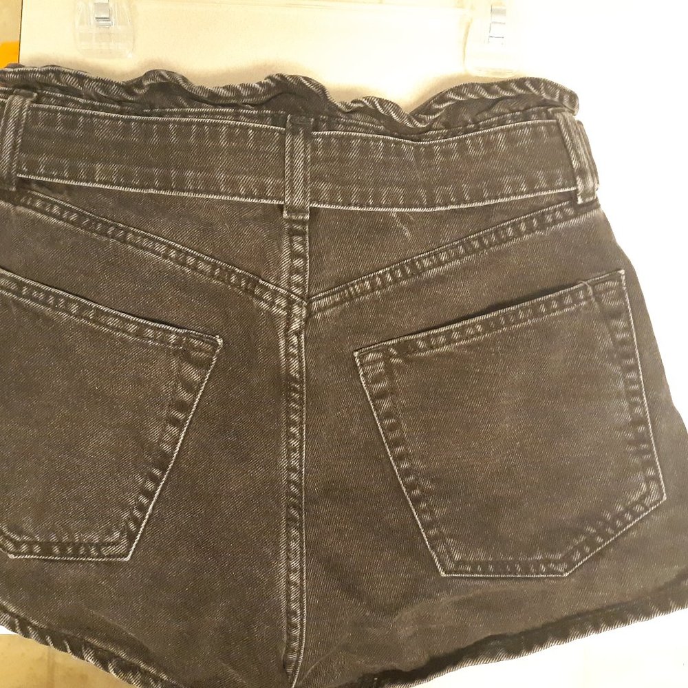 Black Jean shorts